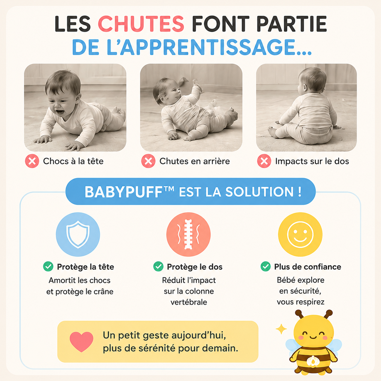 Sac à dos de protection pour bébé